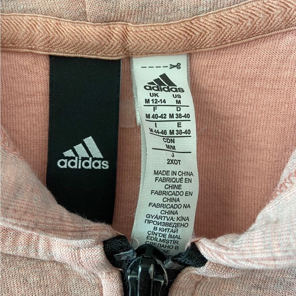 Women’s adidas ID Stadium Zip Hoodie Size Medium (Missing String) - Picture 4 of 4